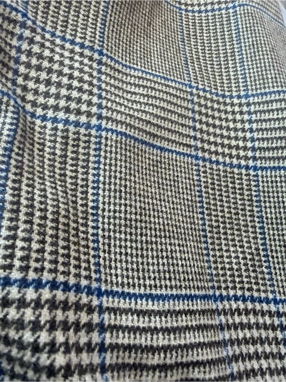 Zara Brown Glen Plaid Dress Trousers
